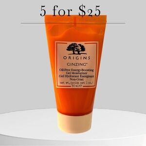 Origins GinZing Oil-Free Energy Boost Gel Moisturizer Travel size 1oz